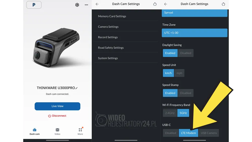 kamera samochodowa thinkware u3000 pro